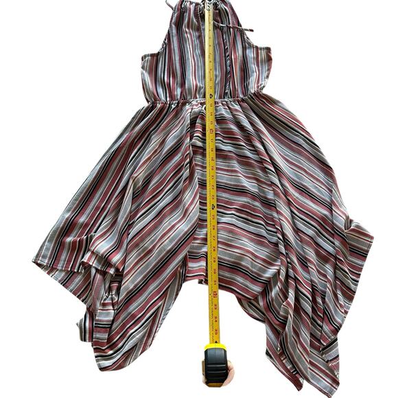 Soprano Dress Womens Size Small Halter Asymmetrical Frilly Summer Beachy Cruise - Picture 2 of 8